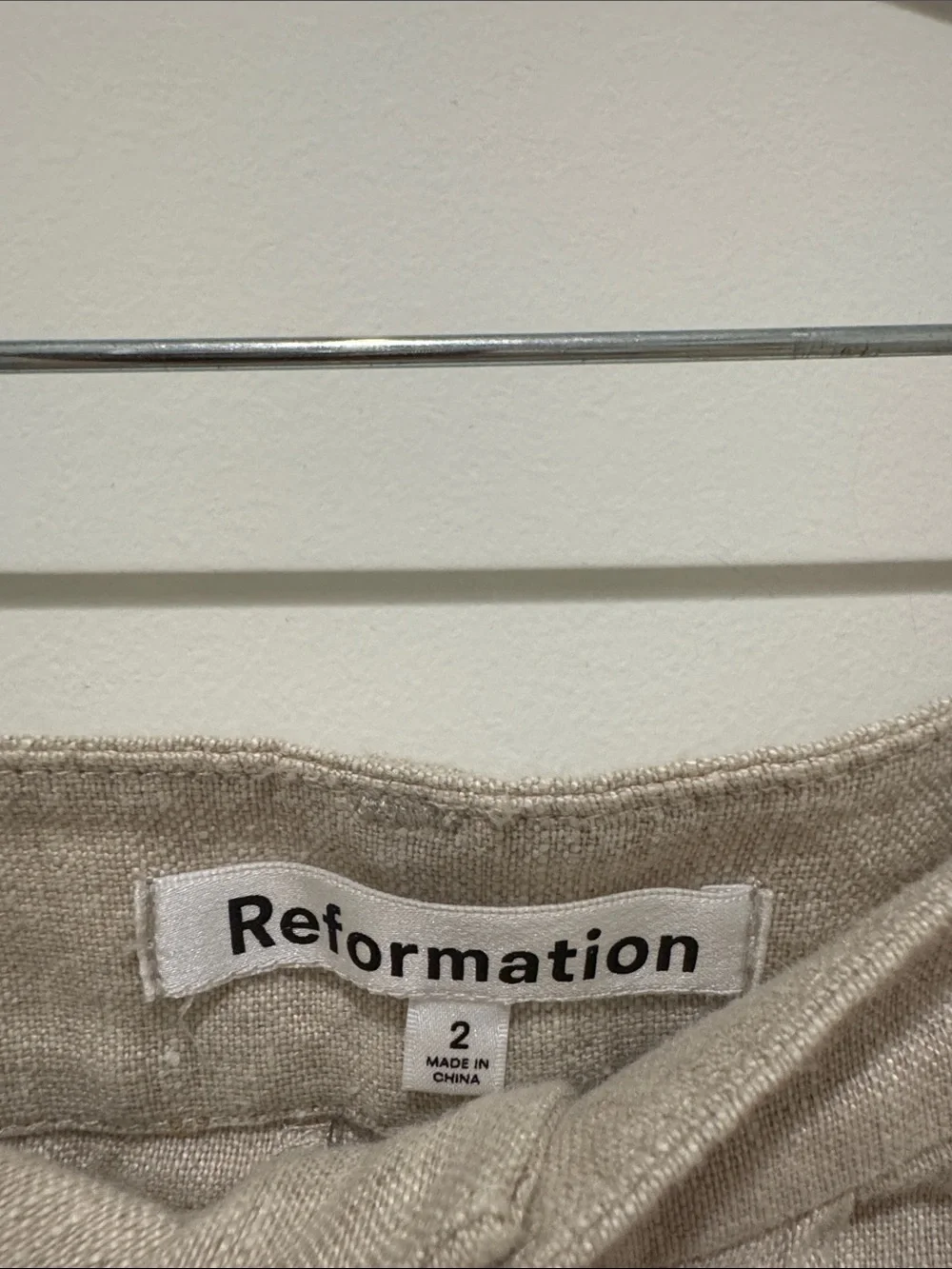 Reformation inseam approximately
